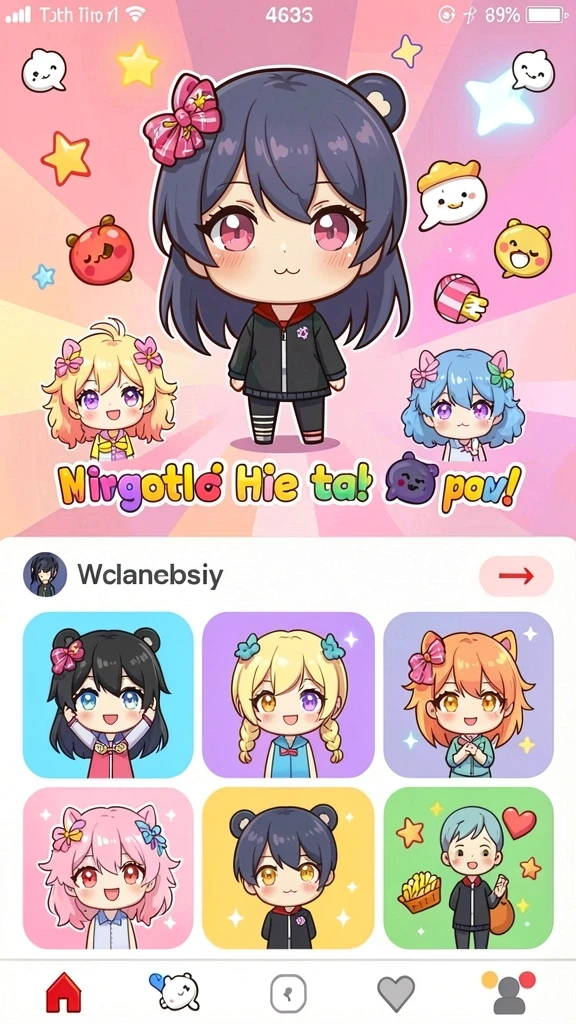 afaf - Screenshot menampilkan karakter utama dalam misi petualangan.