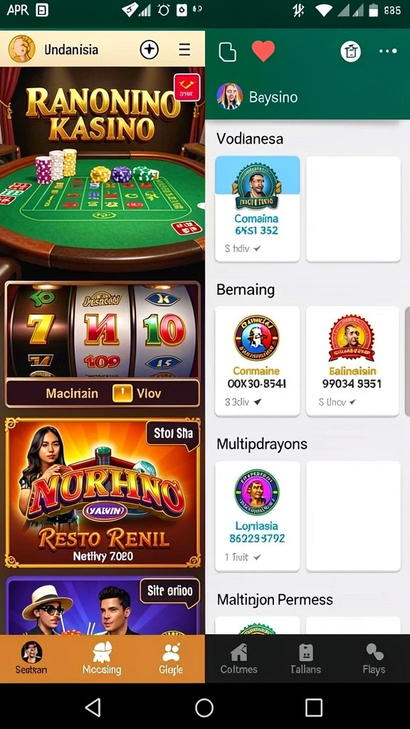 cinema777 - Tampilan antarmuka aplikasi yang user-friendly.
