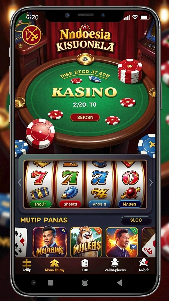 p200m - Tampilan awal P200M yang menarik dan intuitif.