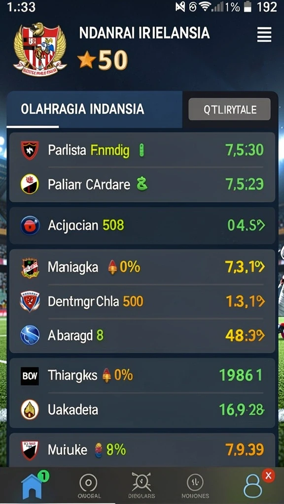 sky77 - Tampilan antarmuka pengguna yang menarik dan intuitif.